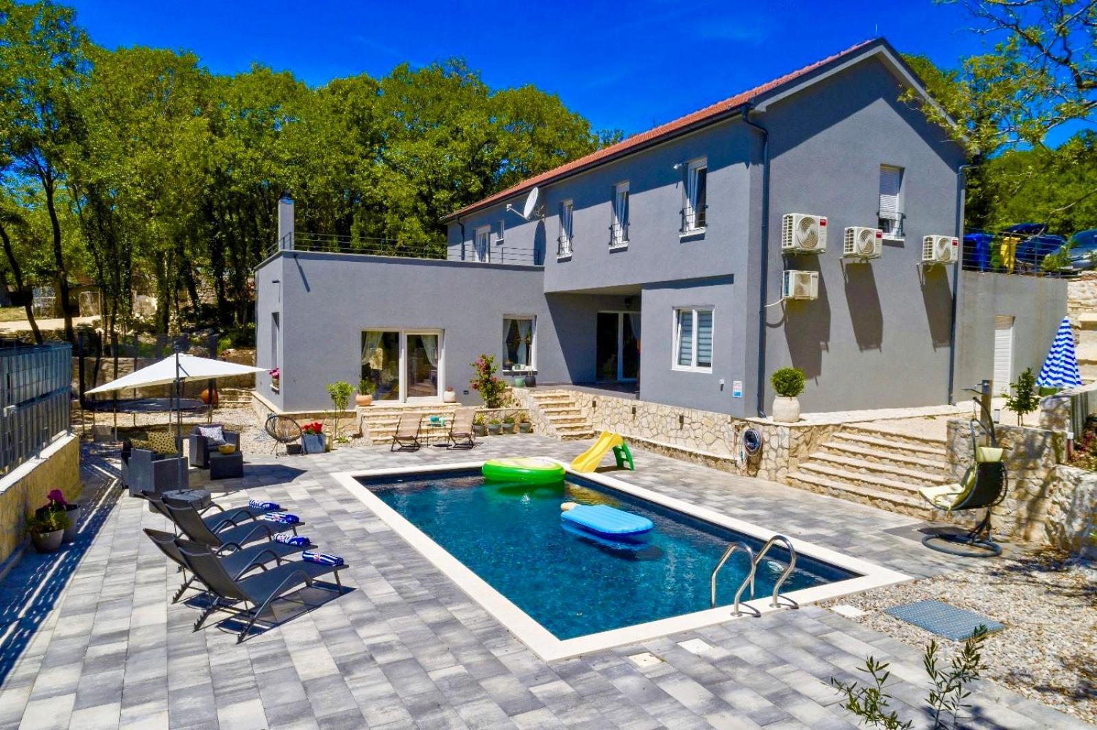 Luxury Villa Andrea Vrzika In Forest Near The Sea Zagvozd ภายนอก รูปภาพ