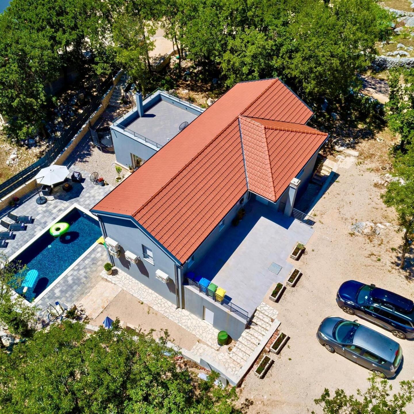 Luxury Villa Andrea Vrzika In Forest Near The Sea Zagvozd ภายนอก รูปภาพ